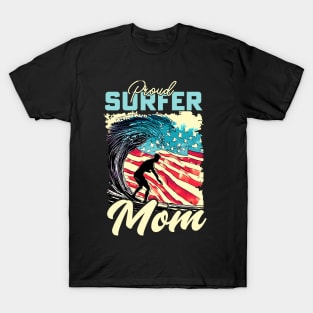 Proud Surfer Mom T-Shirt